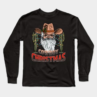 Cowboy Christmas Long Sleeve T-Shirt